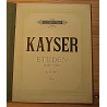 Noodid:H.E.Kayser, 36 etüüdi, opus 20