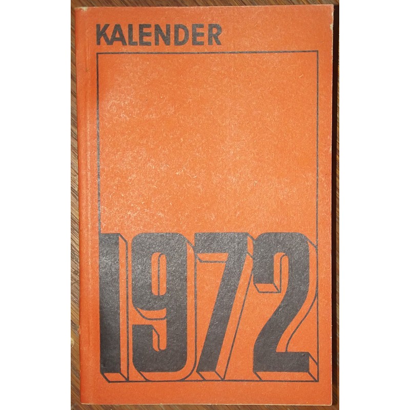 Kalender 1972, Tallinn 1971