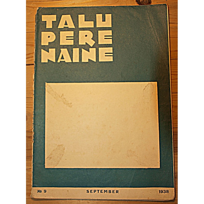 Ajakiri Taluperenaine september 1938