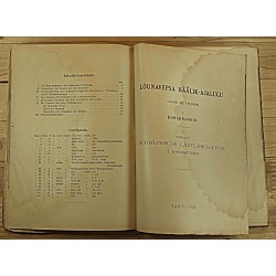 Eesti vabariigi Tartu Ülikooli Toimetused:Acta et Commentationes universitas Dorpatensis, B Humaniora II, Tartu 1922