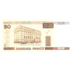 Valgevene 20 rubla 2000, UNC