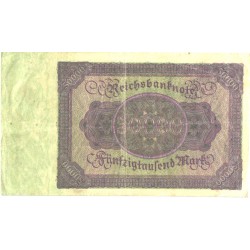 Saksamaa:50000 marka 19.11.1922, VF