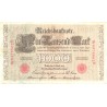 Saksamaa:1000 marka 21.1.1910, punane number, VF+