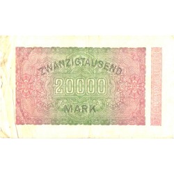 Saksamaa:20000 marka 20.2.1923, VF