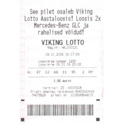 Loteriipilet, Viking loto,...