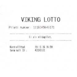 Loteriipilet, Viking lotto,...