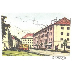 A.Kütt:Tartu:Vaade 21. juuni tänavale, 1960
