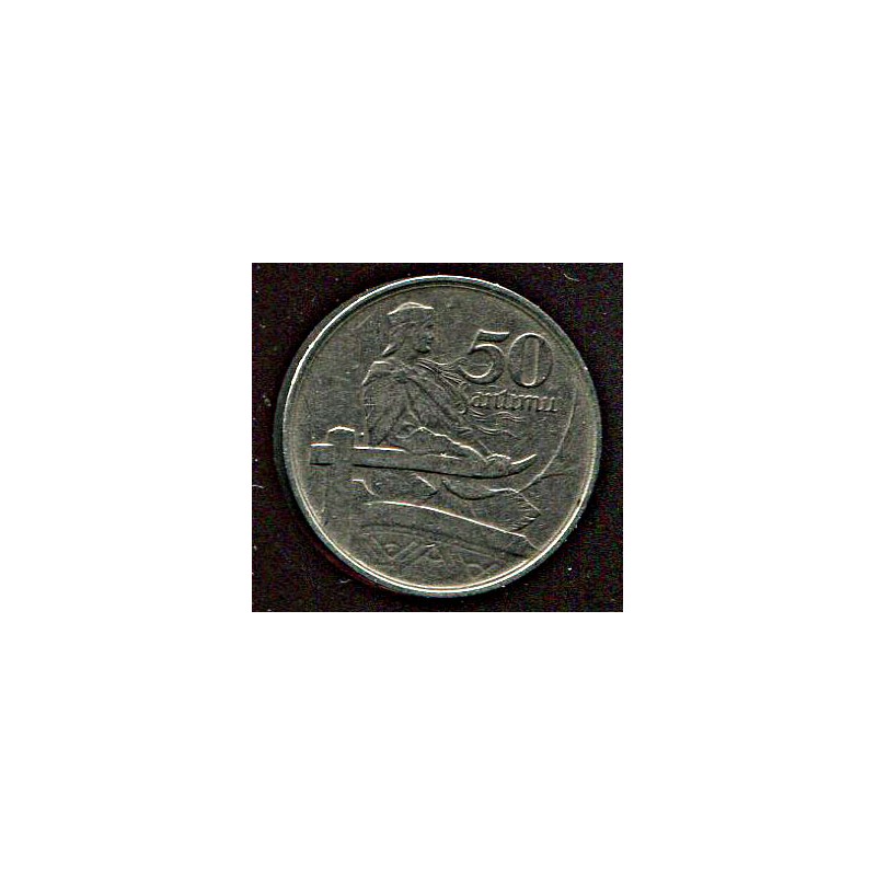 Läti 50 santimu 1922, 20 santiimi, XF