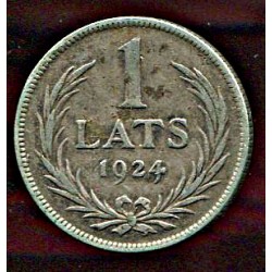 Läti 1 lats 1924, 1 latt,...