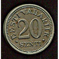 Eesti 20 senti 1935, VF