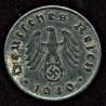 Saksamaa:10 reichpfennig 1940, Täht E, VF