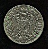 Saksamaa 25 pfennig 1909, täht A, VF