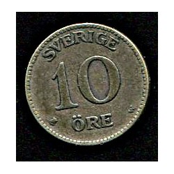 Rootsi 10 ööri 1917, VF,...