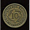 Saksamaa 10 rentenpfennig 1924, Täht A, VF