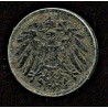 Saksamaa 5 pfennig 1918, täht A, VF-