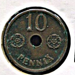 Soome 10 penni 1942, 10...