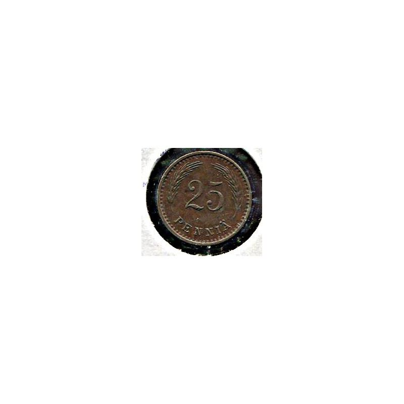 Soome 25 penni 1943, 25 penniä, VF