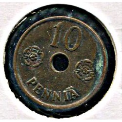 Soome:10 penniä 1941, 10...