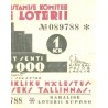 Vabadussõja Mälestamise komitee loteriipilet, poolpilet, 1934