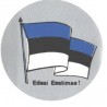 Sinimustvalge lipuga kleepekas, Edasi Eestimaa!