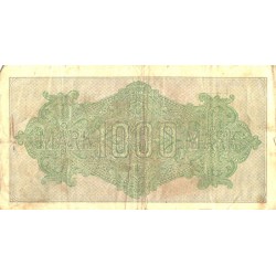Saksa 1000 marka 1922, roheline seerianumber, VF
