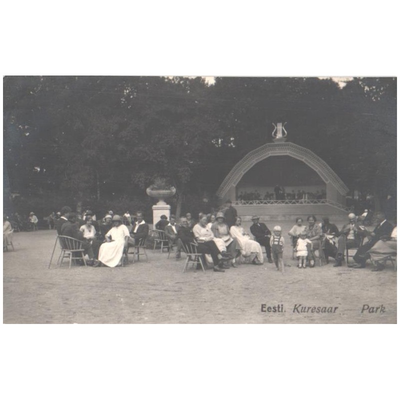 Kuressaare, park ja kõlakoda, Kuressaar pitsat 1925