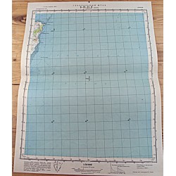 Lemsi, Kihnu saare salastatud maa(mere)kaart 1:50000, 1974