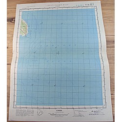 Ruhnu saare salastatud maa(mere)kaart 1:50000, 1975