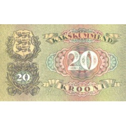 Eesti 20 krooni 1932, UNC