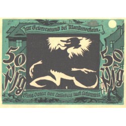 Saksamaa notgeld, Stadt Lichtenstein-lallaberg, 50 penni, 1921, UNC