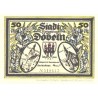 Saksamaa notgeld, Stadt Döbeln, 50 pfennigit, D, 1921, UNC