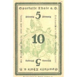 Saksamaa notgeld:Sparsaffe Thale 5 pfennig 1921, UNC