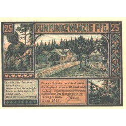 Saksamaa notgeld:Slützerbadt 25 pfennig 1921, UNC