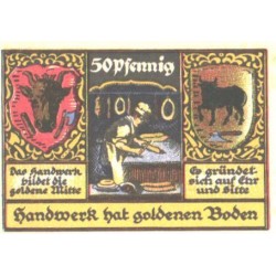Saksamaa notgeld:Kreis handwerkerbund-Stolzenau 50 pfennig 1922, UNC