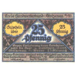 Saksamaa notgeld:Kreis handwerkerbund-Stolzenau 50 pfennig 1921, UNC