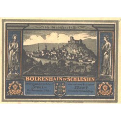 Saksamaa notgeld:Bolkenhain in Schlesien 2 marka, UNC