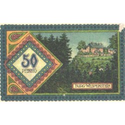 Saksamaa notgeld:Stadt Gräfenthal 50 pfennig 1921, UNC