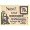 Saksamaa notgeld:Stadt Ehrenfriedersdorf 1 mark 1921, UNC