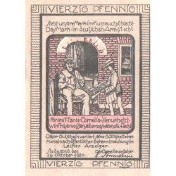 Saksamaa notgeld:40 pfennig 1920, UNC