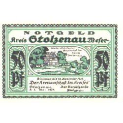 Saksamaa notgeld:Kreis Stolzenau 50 pfennig 1921, UNC