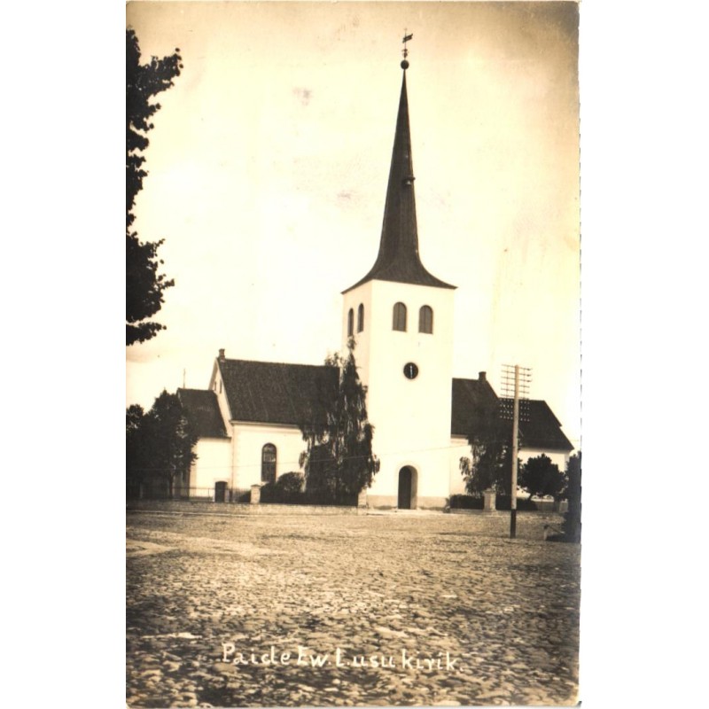 Paide kirik, enne 1934