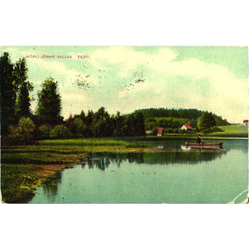 Nüpli järve kallas, enne 1920