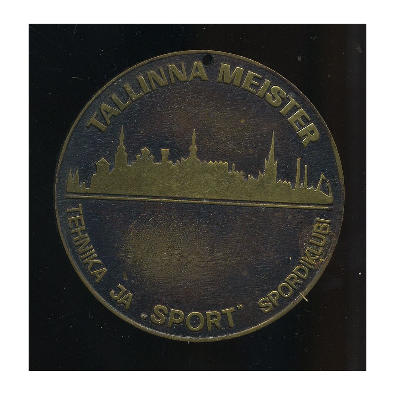Nõuka aegne spordimedal Tehnika ja Sport spordiklubi Tallinna meister