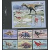 Kuuba 6 marki ja 1 plokk 2006, Dinosaurused, täissari, MNH
