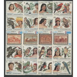 Kuuba 20 marki 1987, Linnud, Ladina Ameerika ajalugu, täissari, MNH