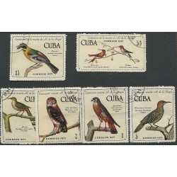 Kuuba 6 marki 1971, Linnud,...