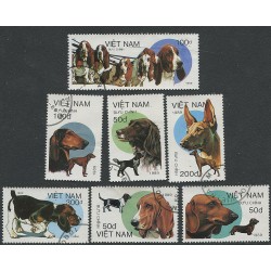 Viet Nami 7 kasutatud marki koerad, 1989