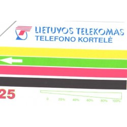 Leedu telefonikaart 25 ühikut, telefoni suunakoodid