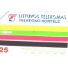 Leedu telefonikaart 25 ühikut, Jan & Co
