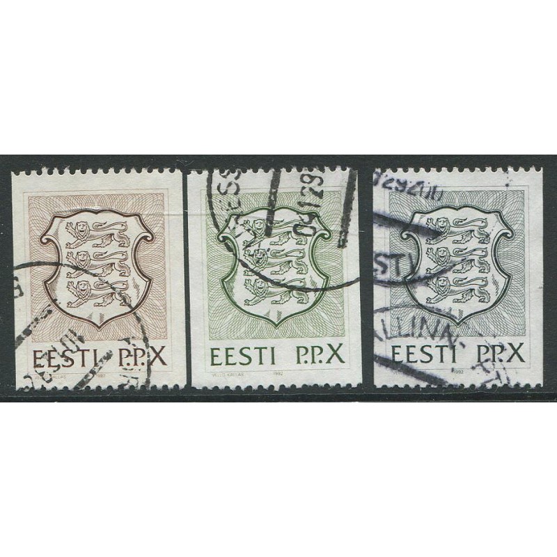 Eesti standardmargid P.P.X täissari, 1992